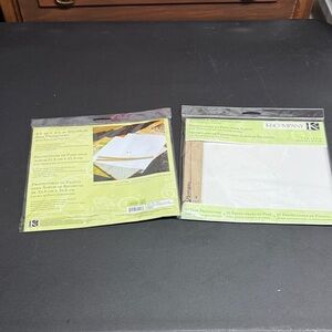 K&Company Page Protectors - Clear and Tan